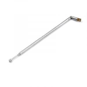 Antenne télescopique radio Am Fm pleine voie en métal 63cm Longueur 4 sections - Neuf