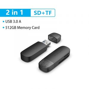 Vention ¿ lecteur de carte SD USB de Type C à Micro SD TF,adaptateur de carte pour ordinateur portable,accessoires de téléphone intelligent,adaptateur de carte SD USB 3.0--2 in 1 USB 3.0 - Neuf