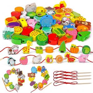 Jeu D'arbre En Perles De Bois, Jeu De Motricit&eacute; Pour Filles Et Gar&ccedil;ons, Jouet &Eacute;ducatif Et &Eacute;ducatif, Cadeaux - Neuf