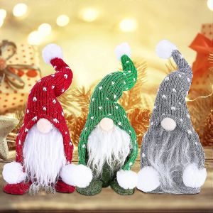 No&euml;l Nain Nain Fait &agrave; la main Poup&eacute;e Nain Peluche Bijoux de No&euml;l Su&egrave;de Tomte No&euml;l Elfe Bijoux - 3 Sacs - Neuf