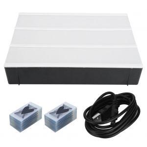 HJLIAN Boite a lumiere LED A4 simple et tendance, a faire soi-meme, avec message, decoration, panneau lumineux, prise USB - Neuf