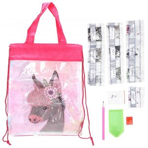 Sac &agrave; dos r&eacute;sistant &agrave; l'usure,grande capacit&eacute;,avec cordon de serrage,pour ranger des strass (AA806) - Neuf