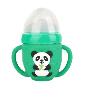 Biberon Antideflagrant Sans Bpa Avec Motif Panda (Vert 150 Ml) - Neuf