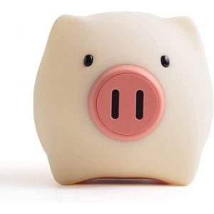 Veilleuse Enfant Veilleuse Forme De Cochon Led Veilleuse Durable Lampe De Nuit En Silicone Rechargeable Pour Lampe De Chevet, Ambiance L&eacute;g&egrave;re, &Eacute;clairage Int&eacute;rieur, Chambre - Neuf