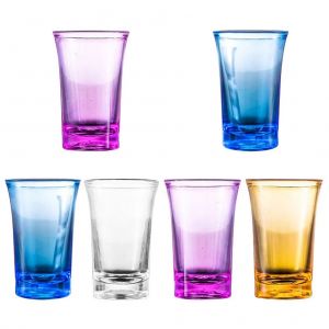 Lot De 6 Verres A Liqueur De 34 Ml A Base Lourde, Pour Bar, Fete, Whisky - Neuf