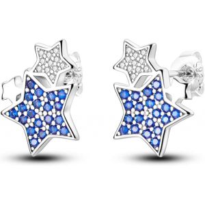Kal-Sterling Silver Stud Boucles D'oreilles, Boucles D'oreilles Femme Étoile Et Lune, Licorne Fille Cadeau Tournesol Boucles D'oreilles Papillon Boucles D'oreilles - Neuf