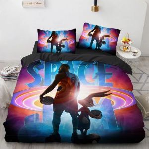 Parure De Lit Space Jam A New Legacy, Ensemble De Literie Exquis, Housse De Couette De Basket-Ball, Ensemble De Couette, Ensemble De Literie, Cadeau D'anniversaire - Neuf