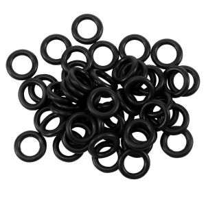 50 pièces caoutchouc nitrile noir joint torique joints rondelles - Neuf