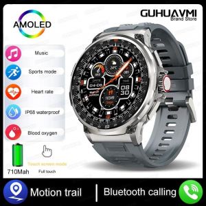 Kavsumi-Montre Intelligente D'appel Bluetooth Hd Pour Homme, Tracker De Fitness Sportif, Moniteur Cardiaque, Android, Ios, 1.85 - Neuf