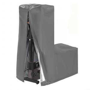 Housse De Protection Anti-Poussiere Pour Velo Elliptique En Tissu Oxford Avec Fermeture Eclair (Gris) - Neuf