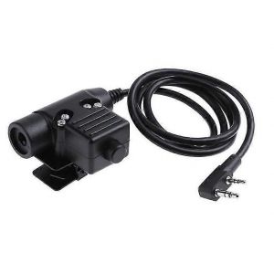 U94 Kenwood 2 broches Push To Talk Ptt Connecteur pour Airsoft Talkie-walkie Z113-ken - Neuf