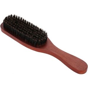 Eryi-Brosse À Barbe, Poils De Sanglier Raides Brosse De Toilettage Pour Barbe Pour Hommes Peigne À Raser Pour Le Visage Nettoyage De La Moustache, Fonctionne Avec L'huile Et Le Baume À Barbe Pour Ado - Neuf