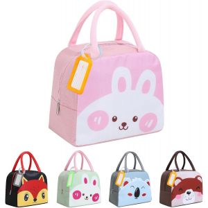 Sac Isotherme Repas Enfant,Sac Isotherme Repas Bebe,Sac Isotherme Bebe,Sac Repas Enfant,Sac Isotherme Repas Bebe,Petit Sac Isotherme Repas Enfant (Lapin Rose) - Neuf