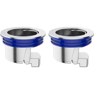 Yemaesre-Clapet Anti Odeur, 2 Pcs Bouchon Douche Anti-Retour, Siphon De Sol Déodorant À Fermeture Automatique Pour Drain De Sol De Diamètre 33-40mm - Neuf