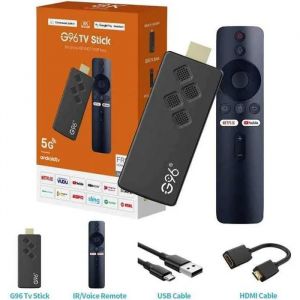 TV Stick 2G+8G TV Box 4K TV Stick Android 11.0 - 2,4 G & 5,8 G Mini TV Stick Portable et Stable 4K HD - Neuf