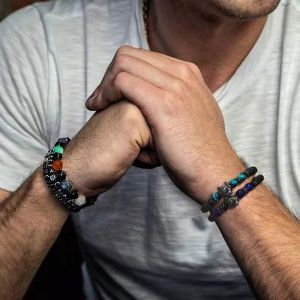 Bracelet T&ecirc;te De Loup En Cuivre Micro-Set Fait &Agrave; La Main Avec Natu Oeil De Tigre De Mode Europ&eacute;enne Et Am&eacute;ricaine - Neuf