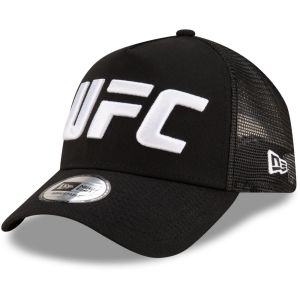 New Era Adjustable Mesh Trucker Cap - Ufc Mma Noir - Neuf