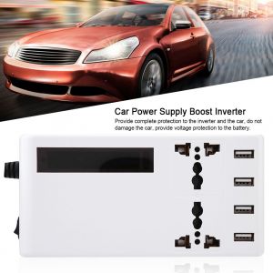Module elevateur d'alimentation intelligent pour voiture, 12-24 V, 60 W, avec invite vocale, blanc - Neuf