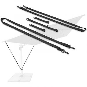 Sangles De Fixation Pour Parasol Déporté Empêchant Le Parasol De Tourner Au Vent. Manivelle De Mouvement Pour Protéger Le Parasol Du Vent. - Neuf