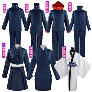 Jujutsu Kaisen Cosplay Gojo Satoru Yuji Fushiguro Megumi Inuyama Kugisaki Nobara Cosplay - Neuf