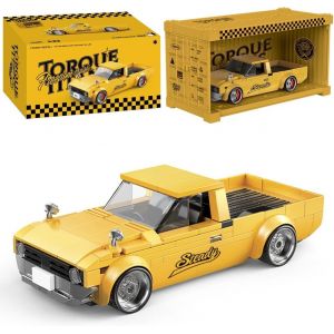 Pb8842 1:32 Libert&eacute; Cruiser Pickup Kit De Construction De Voiture, 324 Pi&egrave;ces, Mod&egrave;le De Voiture, Jouet Avec Bo&icirc;te D'Affichage, Blocs De Serrage Pour Camion, Cadeau Pour Gar&ccedil;ons, Filles - Neuf