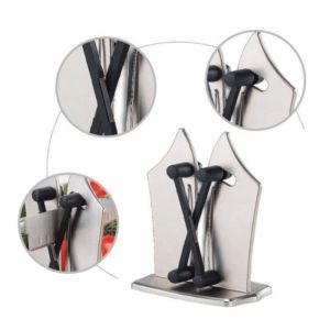 Aiguiseur De Couteaux - Aiguiseur Manuel Multi-Lames En Acier - Pour Tous Types De Couteaux - Neuf