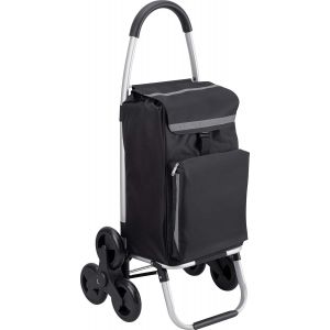 JEXNOVASHOP-Chariot de courses - 56 litres - 3x3 monte-escalier - Avec compartiment réfrigérant - Sac amovible et imperméable/Shopper pliable/Chariot de courses / 6816810 - Neuf