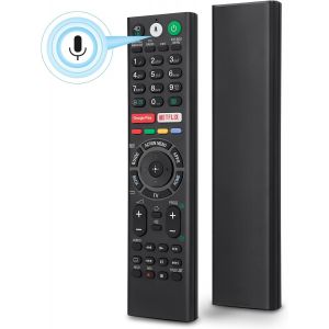 VornixorSarlshop-T&eacute;l&eacute;commande de Remplacement Vocal pour Sony TV Bravia - Compatible avec Tous Les T&eacute;l&eacute;viseurs Intelligents Sony 4K Ultra HD LED LCD - Neuf