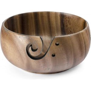 Bol En Fil De Bois Avec Des Trous - Empêche Les Enchevêtrements Et Les Glissades,Crochet Et Tricot Artisanaux Accessoire,Cadeau Idéal Pour La Fête Des Mères Pour Les Artisans - Neuf