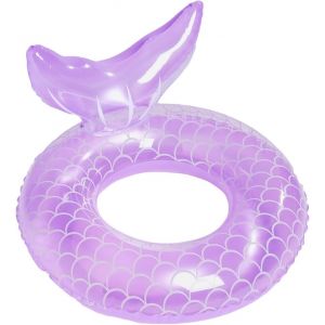 Violet Bouee Piscine Pour Enfants,Sirène Bouee Piscine Anneau Gonflable Flotteur Gonflable,Jouet Aquatique Gonflable Décorations De Fête Pour Garçons Et Filles Fête Estivale À La Plage(Violet) - Neuf