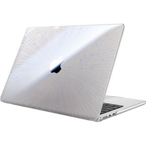 Coque Compatible Avec Macbook Air 13.6 Pouces M4 M3 M2 (A3240/A3113/A2681, 2025/2024/2022) - Coque Fine Et L&eacute;g&egrave;re &Eacute;tui Rigide Housse En Plastique, M&eacute;t&eacute;ore(Clair) - Neuf