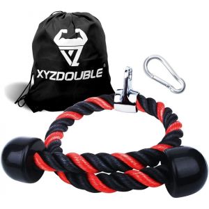 Corde Triceps Des Sports Musculation Des Triceps Nylon Poignées Antidérapantes De Dorsal,Biceps,Triceps,Gym Ou Maison.[B605] - Neuf