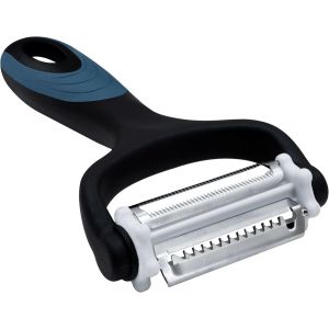 Lbgwp60-Éplucheur De Légumes À Triple Lame Avec Coupe Julienne ¿ Éplucheur Multifonction Pour Carottes, Concombres, Courgettes, Pommes De Terre & Plus ¿ Lames En Acier Inoxydable & Poignée Ergonomiqu - Neuf