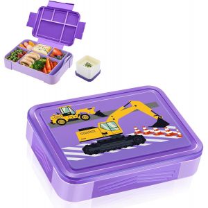 Boîte À Repas Pour Enfants, Bento Lunch Box, 1330ml Boîtes Bento, Sans Bpa, Boîte À Déjeuner Avec Cuillère Et Fourchette, Pour Le Pique-Nique, L'école, Le Travail - Neuf