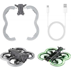 Chenquansarl-Anneau De Protection D'hélice De Drone Pour Dji Avata 2, Anti-Collision En Tpu Illuminé Barre De Protection Avec Lumière Led Compatible Avec Dji Avata 2 Accessoires De Drone-Générique - Neuf