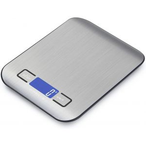 Hg0413, Balance De Cuisine &Eacute;lectronique, Capacit&eacute; 5kg, &Eacute;cran Lcd, Unit&eacute;s Multiples, Fonction De Comptage, Indicateur De Surcharge/Batterie Faible, Fonctionne Sur Piles Aaa (Non Incluses) - Neuf