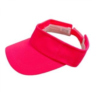 Couleur Unie Vide Chapeau Haut De Forme Crème Solaire Pour Femmes Casquette De Sport Homme Respirant Top Moins Chapeau Cravate Queue De Cheval Casual Hat, Rose - Neuf