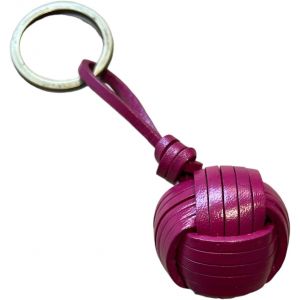 KAL-Porte-Cl&eacute;s Boule Cordon Ou Cuir, Porte-Cl&eacute;s Homme Femme Tress&eacute; En Forme De Boule. Porte-Cl&eacute;s Voiture Moto - Neuf
