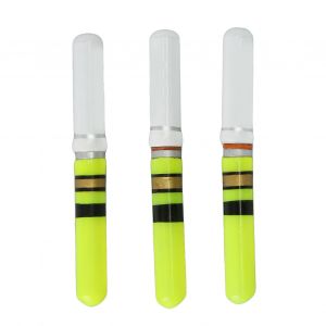 3 PièCes Cylindrique Nuit PêChe Led Flotteur Lumineux Brillant Flotteur Queue LumièRe Led BâTon Outils Vert - Neuf