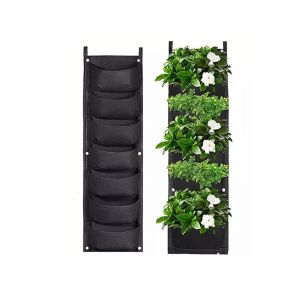 Jardini&egrave;re Murale &Agrave; 7 Poches Pour Jardin Et Balcon - Neuf