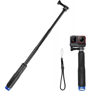 LORANKA-49cm Perche Etanche pour GoPro, 19in Perche &agrave; Selfie T&eacute;lescopique Perche Selfie, Etanche sous Marine pour GoPro Hero 13/12/11/10/9/8, pour Insta360 Ace Pro, pour DJI Osmo Action 5 Pro/4/3, po - Neuf