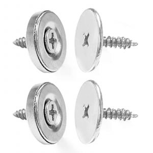 4sets Loquet magnétique avec vis Armoire Porte coulissante Fermetures par aspiration Absorption Métal Antirouille Armoire Tiroir Rond Pare-chocs Perles - Neuf