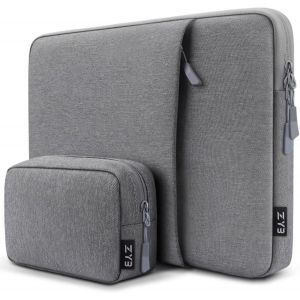 SJZG-Housse Ordinateur 14 Pouces, Étanche Pochette Ordinateur 14 Pouces Pour Macbook Air 15 M4 M3 M2 2025-2022,14"" Lenovo Thinkpad Ideapad Hp Dell Asus Acer Etc Pochette Pc 14"" Portable-Gris Foncé - Neuf