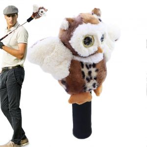 Peluche Pilote Headcover Chouette Stoffed Headcover Brun S'adapte &Agrave; La Plupart Des Pilotes Et Fairway Woods Accessoire De Golf Pour Hommes - Neuf
