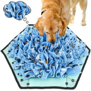 Tapis À Renifler Interactif Et Réglable Pour Chiens ¿ Jouet Puzzle Pour La Recherche De Nourriture, L'enrichissement Mental Et La Réduction Du Stress, Lavable En Machine, Design Antidérapant - Neuf