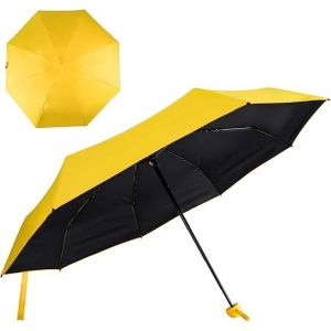 Parapluie de voyage pliable, mini parapluie &agrave; 8 baleines, petit format, protection UV - Neuf