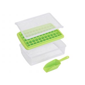 Bac &Agrave; Gla&ccedil;ons 55 Cubes Avec Bac Et Pelle - Vert - Neuf