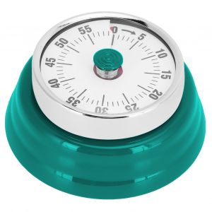 Hjlian Minuteur De Cuisine Magnetique, Alarme Mecanique Manuelle, Compte A Rebours De Cuisson, Rappel Pour La Gestion Du Temps. Minuteur Visuel?: Vert Fonce. - Neuf