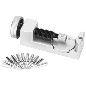 Kit De Demontage De Maillons De Montre, Outil De Demontage De Bracelet De Montre, Outil De Dimensionnement De Montre, Outil De Demontage De Goupilles De Montre Avec 12 - Neuf