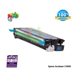 Toner Compatible Pour Epson Aculaser C3800 Cyan ( C13S051126 ) - Neuf